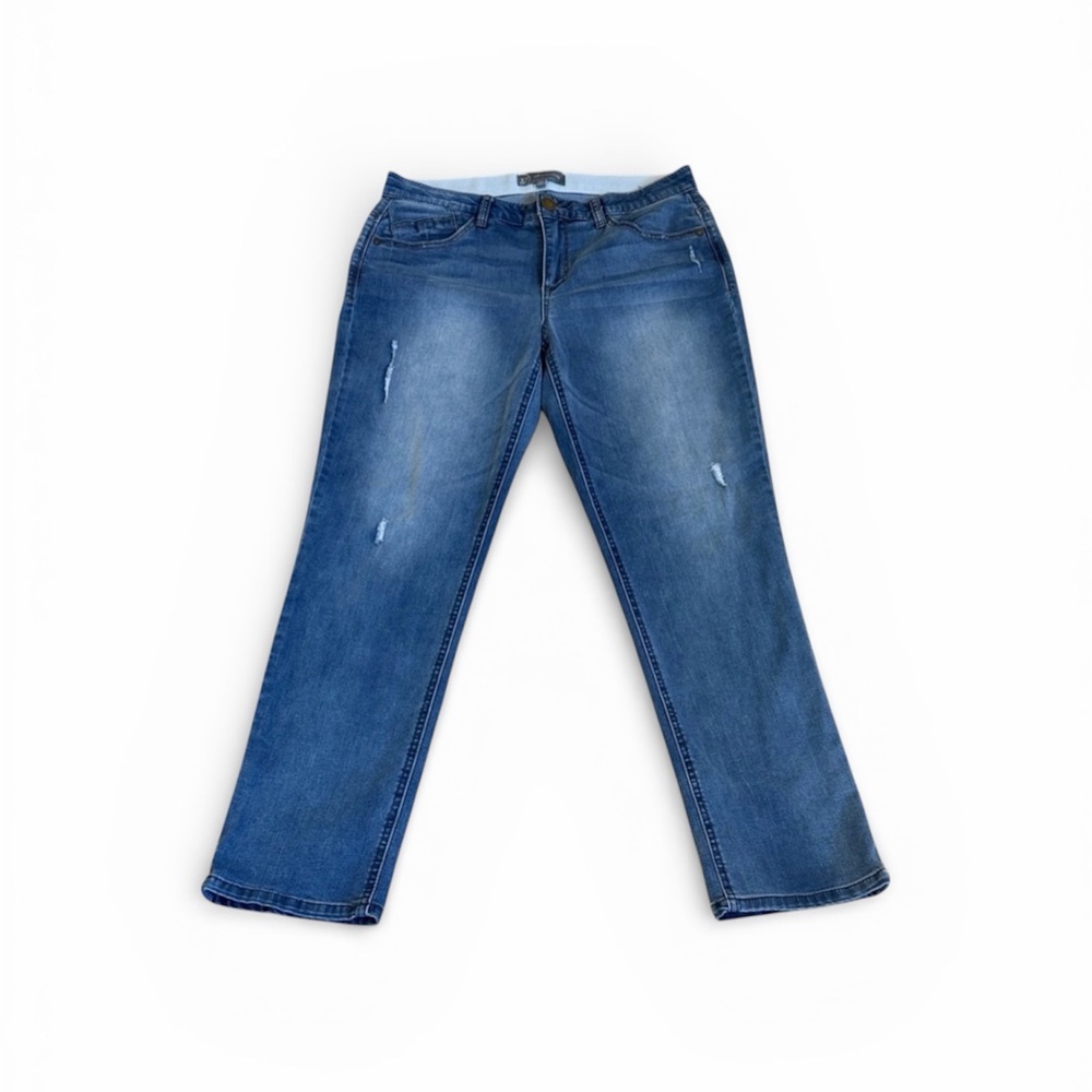Wit & Wisdom Lux-Touch  Blue Women's Ab-Solution Jeans Size 10